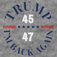 Trump IM Back Again 7-Panel Snapback Hat