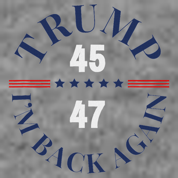 Trump IM Back Again 7-Panel Snapback Hat