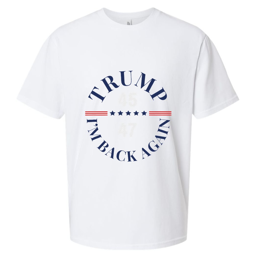 Trump IM Back Again Sueded Cloud Jersey T-Shirt