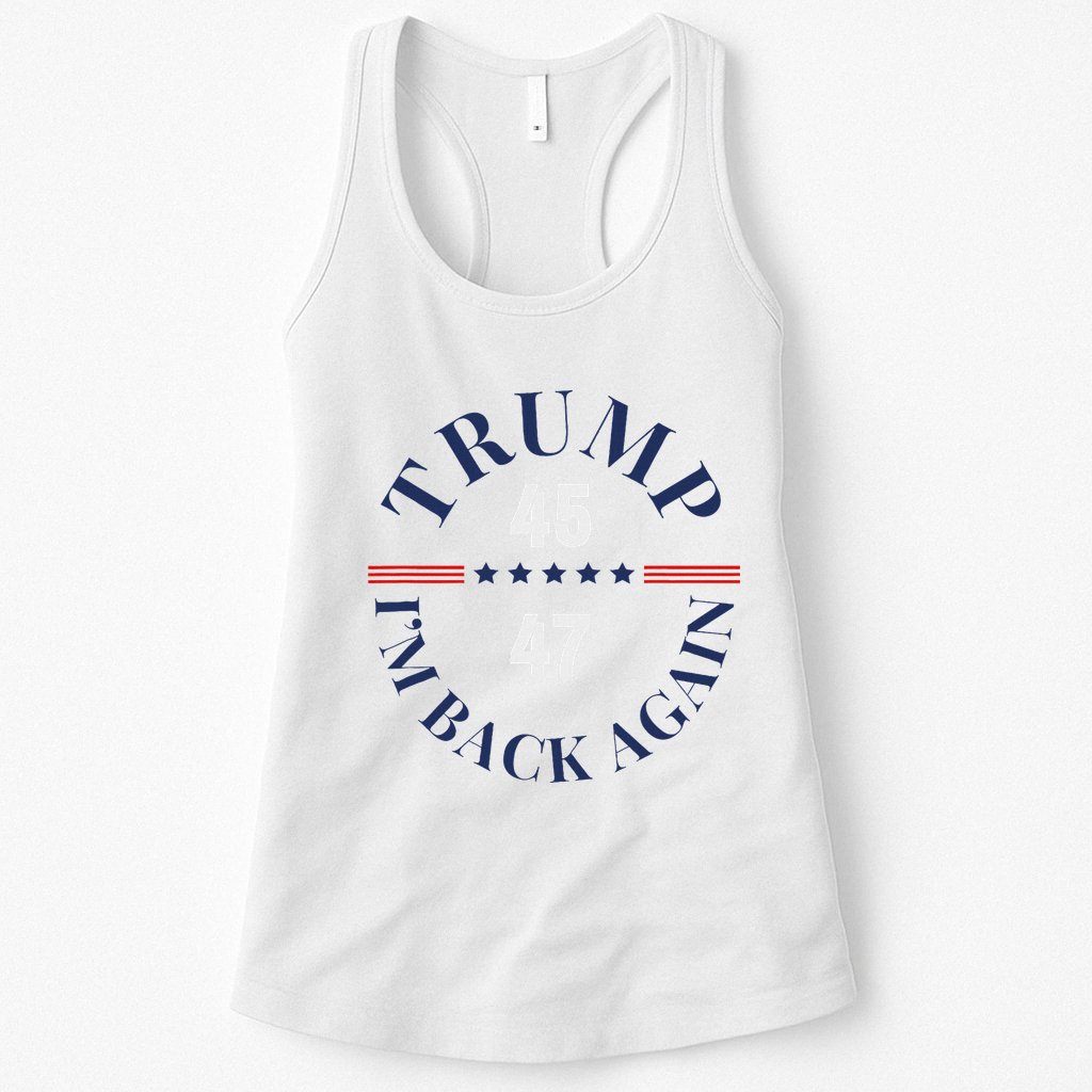 Trump IM Back Again Womens Tank Top