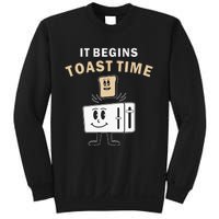 Toaster It Begins Toast Time Toast Breakfast Toast Bread Sweatshirt