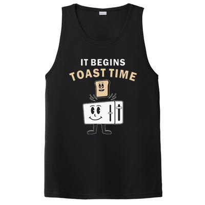 Toaster It Begins Toast Time Toast Breakfast Toast Bread PosiCharge Competitor Tank