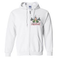 Trump ILl Be Home For Christmas Funny Xmas Full Zip Hoodie