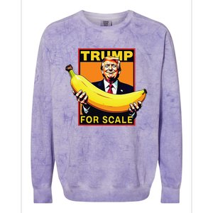 Trump ItS Banana Starship Funny Trump Banana Colorblast Crewneck Sweatshirt