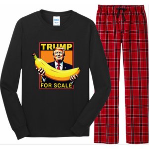 Trump ItS Banana Starship Funny Trump Banana Long Sleeve Pajama Set