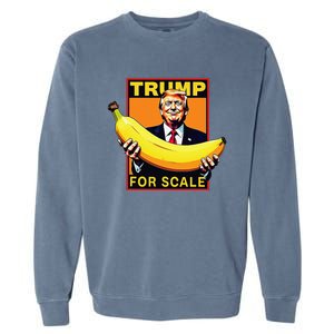 Trump ItS Banana Starship Funny Trump Banana Garment-Dyed Sweatshirt