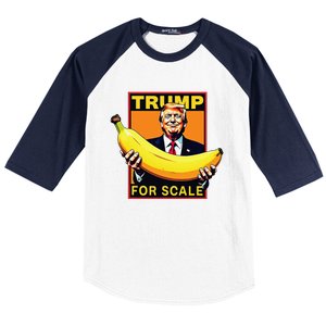 Trump ItS Banana Starship Funny Trump Banana Baseball Sleeve Shirt