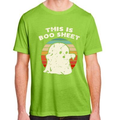 This Is Boo Sheet Ghost Vintage Retro Halloween Costume Adult ChromaSoft Performance T-Shirt