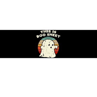 This Is Boo Sheet Ghost Vintage Retro Halloween Costume Bumper Sticker