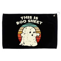 This Is Boo Sheet Ghost Vintage Retro Halloween Costume Grommeted Golf Towel