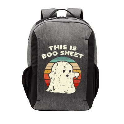 This Is Boo Sheet Ghost Vintage Retro Halloween Costume Vector Backpack