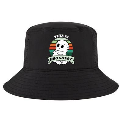 This Is Boo Sheet Cartoon Ghost Funny Halloween Cool Comfort Performance Bucket Hat
