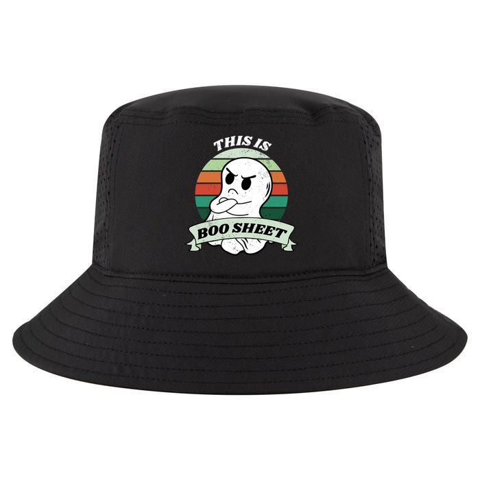 This Is Boo Sheet Cartoon Ghost Funny Halloween Cool Comfort Performance Bucket Hat