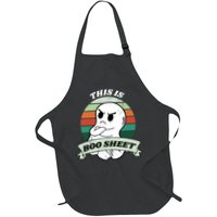 This Is Boo Sheet Cartoon Ghost Funny Halloween Apron