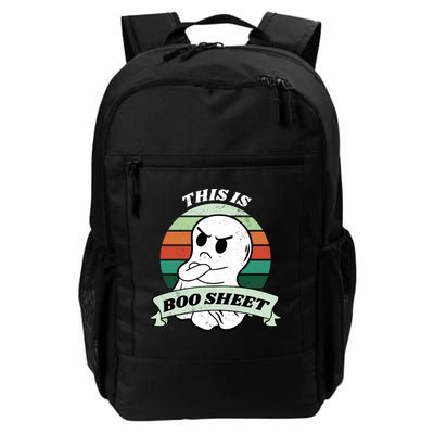 This Is Boo Sheet Cartoon Ghost Funny Halloween Backpack