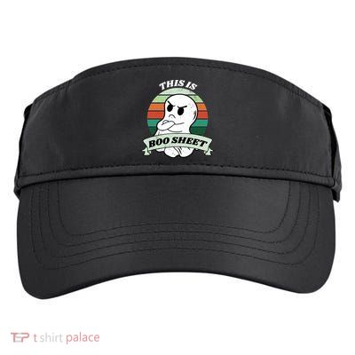 This Is Boo Sheet Cartoon Ghost Funny Halloween Adult Drive Performance Visor