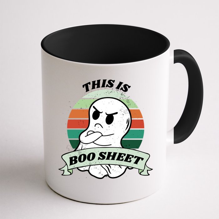 This Is Boo Sheet Cartoon Ghost Funny Halloween Mug