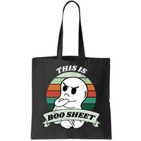 This Is Boo Sheet Cartoon Ghost Funny Halloween Bag