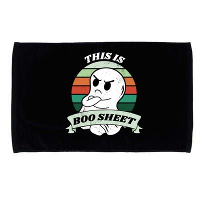 This Is Boo Sheet Cartoon Ghost Funny Halloween Microfiber Hand Towel