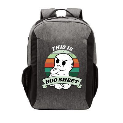 This Is Boo Sheet Cartoon Ghost Funny Halloween Vector Backpack