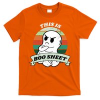 This Is Boo Sheet Cartoon Ghost Funny Halloween T-Shirt