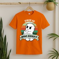 This Is Boo Sheet Cartoon Ghost Funny Halloween T-Shirt