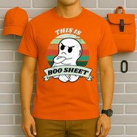 This Is Boo Sheet Cartoon Ghost Funny Halloween T-Shirt