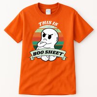 This Is Boo Sheet Cartoon Ghost Funny Halloween Tall T-Shirt