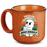 This Is Boo Sheet Cartoon Ghost Funny Halloween 15oz Campfire Ceramic Mug