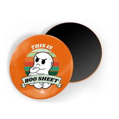 This Is Boo Sheet Cartoon Ghost Funny Halloween Magnet