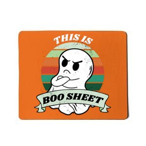 This Is Boo Sheet Cartoon Ghost Funny Halloween Mousepad