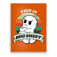 This Is Boo Sheet Cartoon Ghost Funny Halloween Poster