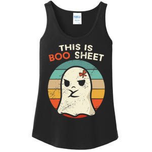 This Is Boo Sheet Funny Halloween Costumes Funny Halloween Ladies Essential Tank