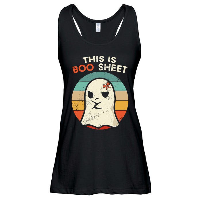 This Is Boo Sheet Funny Halloween Costumes Funny Halloween Ladies Essential Flowy Tank