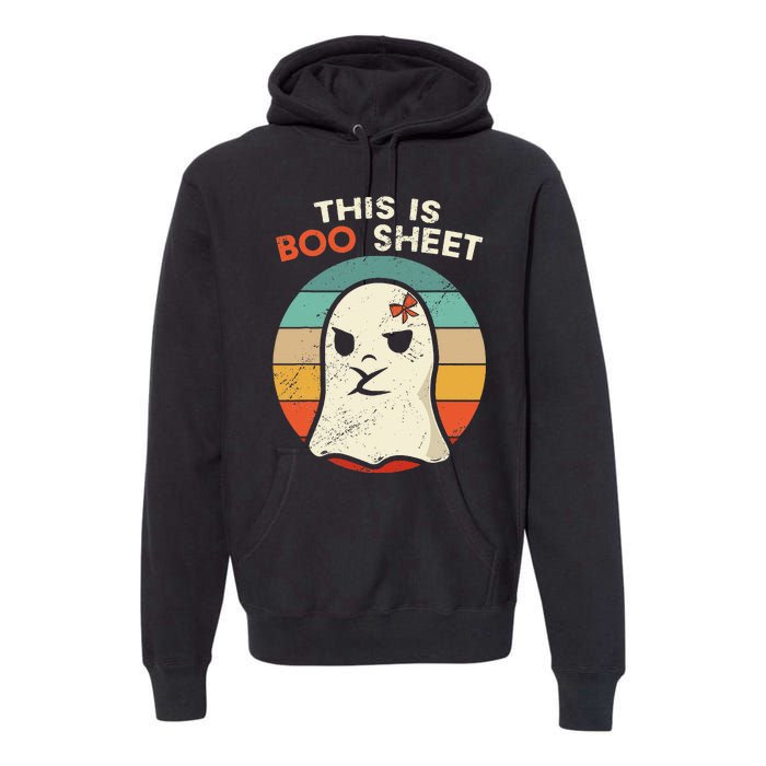 This Is Boo Sheet Funny Halloween Costumes Funny Halloween Premium Hoodie