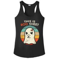 This Is Boo Sheet Funny Halloween Costumes Funny Halloween Ladies PosiCharge Competitor Racerback Tank