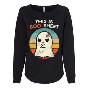 This Is Boo Sheet Funny Halloween Costumes Funny Halloween Womens California Wash Sweatshirt