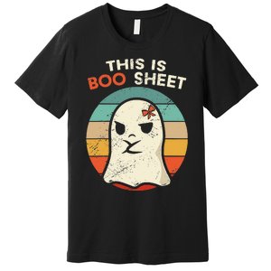 This Is Boo Sheet Funny Halloween Costumes Funny Halloween Premium T-Shirt