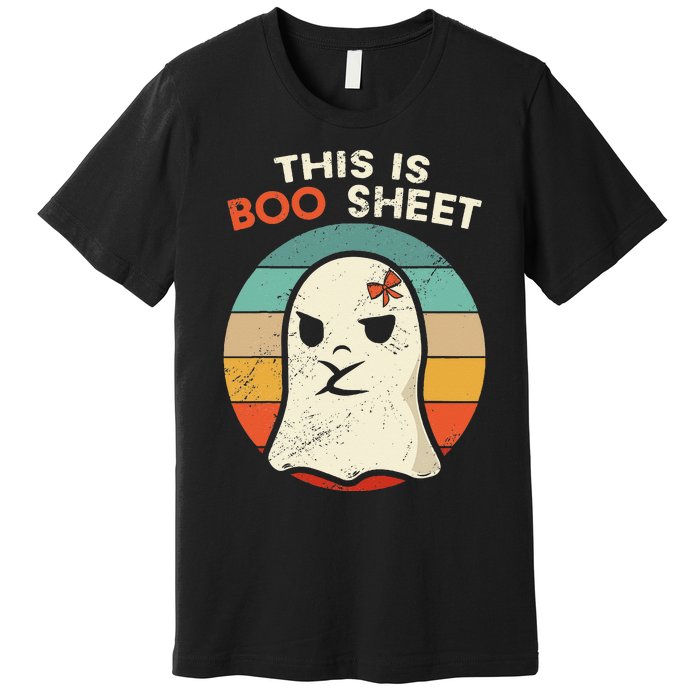 This Is Boo Sheet Funny Halloween Costumes Funny Halloween Premium T-Shirt