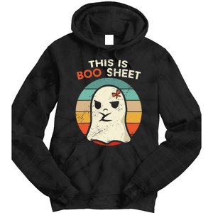 This Is Boo Sheet Funny Halloween Costumes Funny Halloween Tie Dye Hoodie