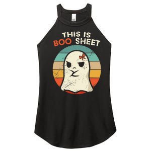 This Is Boo Sheet Funny Halloween Costumes Funny Halloween Women's Perfect Tri Rocker Tank