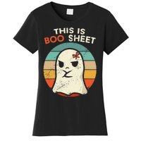 This Is Boo Sheet Funny Halloween Costumes Funny Halloween Women's T-Shirt