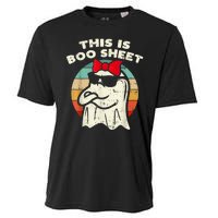 This Is Boo Sheet Ghost Retro Halloween Cooling Performance Crew T-Shirt