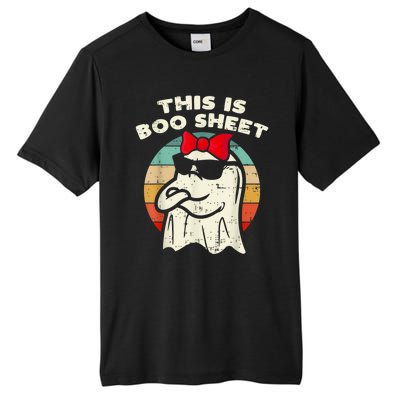 This Is Boo Sheet Ghost Retro Halloween Tall Fusion ChromaSoft Performance T-Shirt