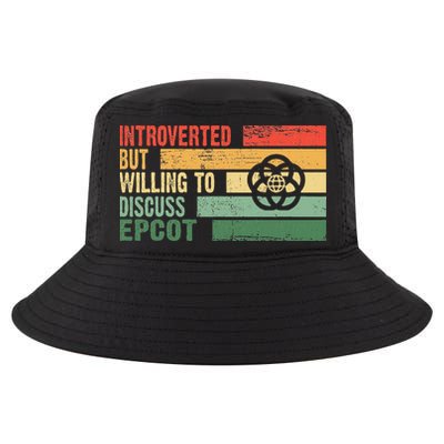 Trendy Introverted But Willing To Discuss Epcot Cool Comfort Performance Bucket Hat