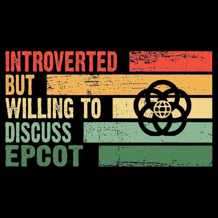 Trendy Introverted But Willing To Discuss Epcot Mousepad