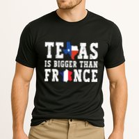Texas Is Bigger Than France Funny Saying Cool Gift Cooling Performance Crew T-Shirt