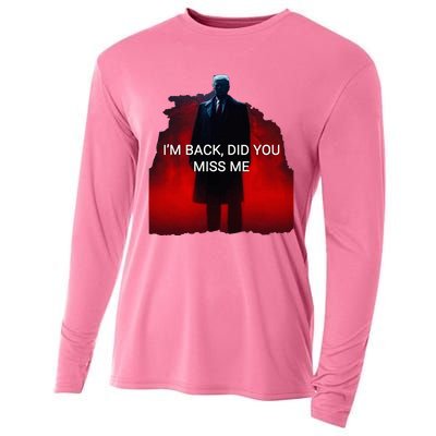 Trump IM Back Did You Miss Me Cooling Performance Long Sleeve Crew