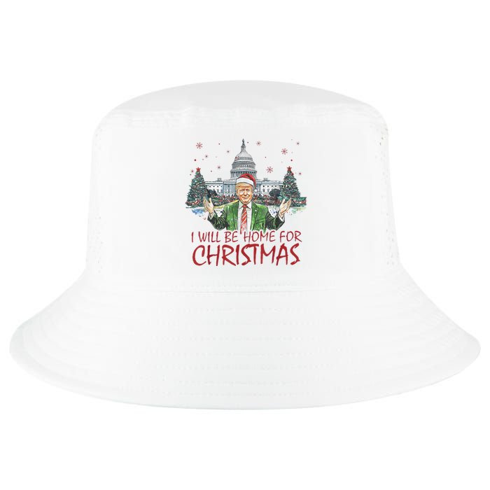 Trump Ill Be Home For Christmas Funny Xmas Cool Comfort Performance Bucket Hat