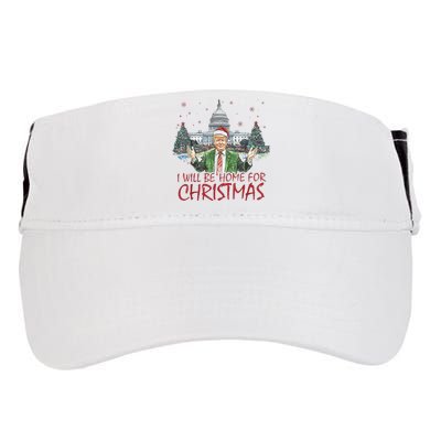 Trump Ill Be Home For Christmas Funny Xmas Adult Drive Performance Visor